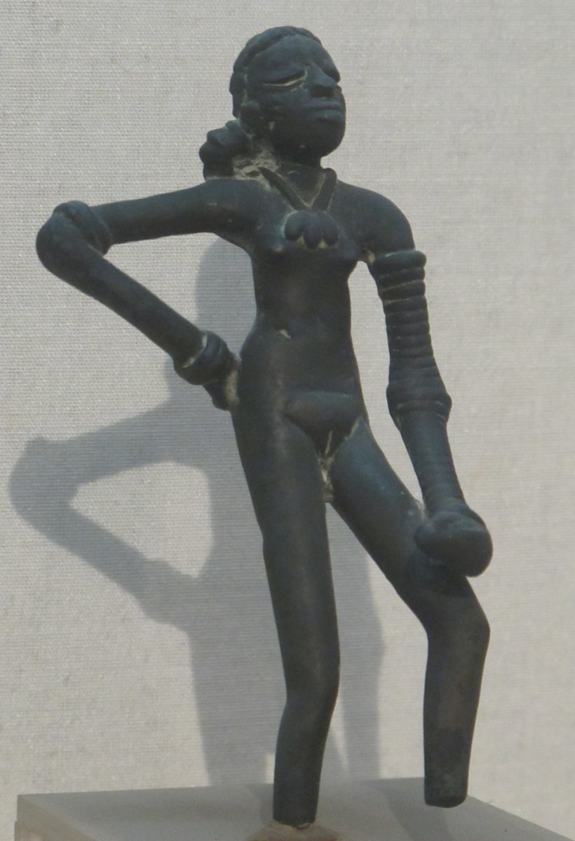 Bronze Dancing Girl figurine from Mohenjo-daro